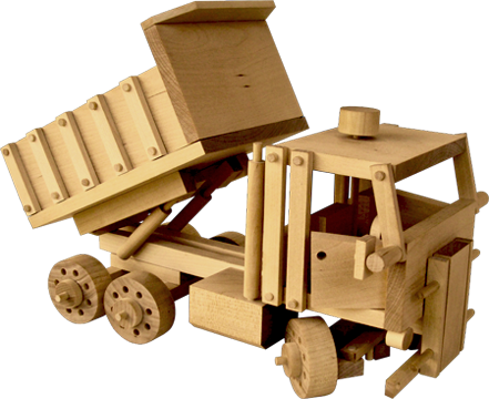 Wooden Toy - Dumper 2