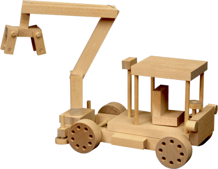 Wooden Toy - Log Truck